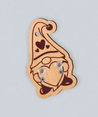 Gnome Earring Card