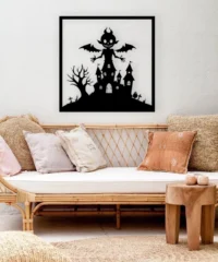 Halloween Monster Bat Wall Art