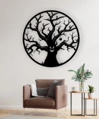 Halloween Monster Tree Wall Art