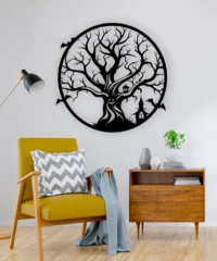 Halloween Tree Wall Art