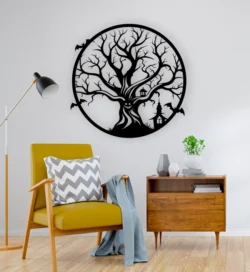 Halloween Tree Wall Art