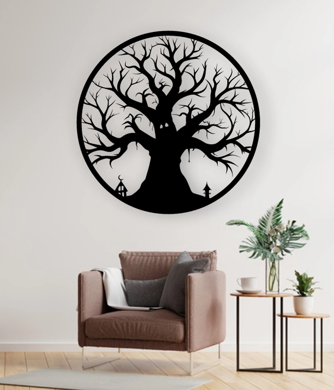 Halloween Tree Wall Art