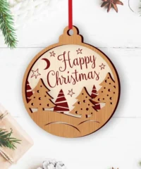 Happy Christmas Ornament