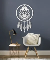 Lotus Dream Catcher Boho Wall Decor