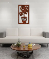 Monstera Plant Pot Wall Art