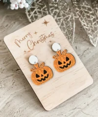 Pumpkin Halloween Earring