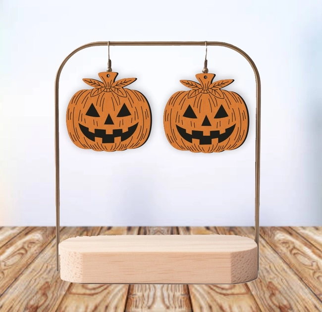 Pumpkin Halloween Earring