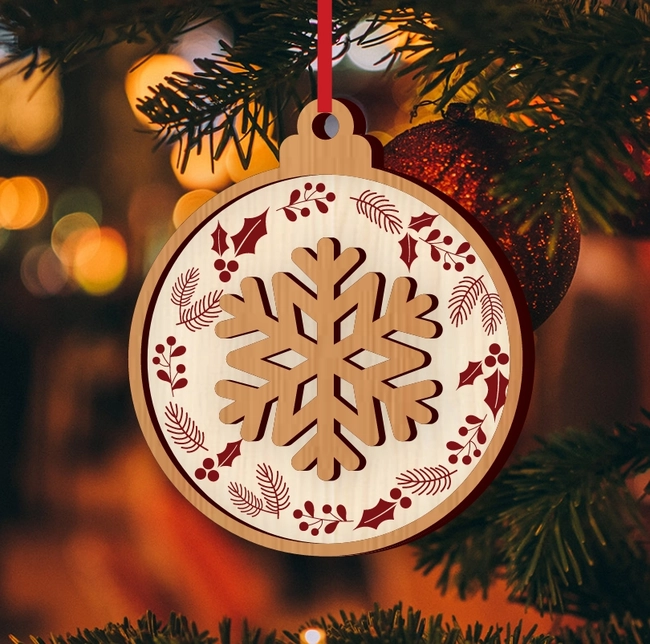 Snowflake Christmas Ornament