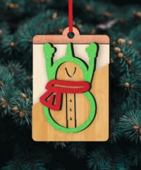 Snowman Christmas Card Holder