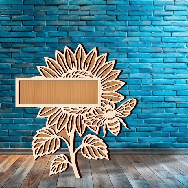 Sunflower Name Sign