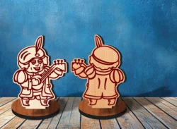 Tabletop RPG Character Miniatures