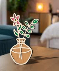 Vases With Flower Decoration