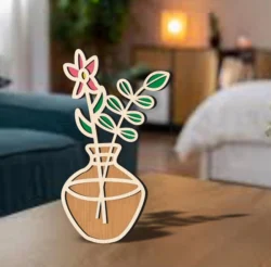 Vases With Flower Decoration