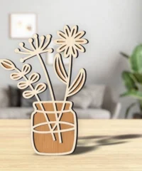 Vases With Flower Decoration