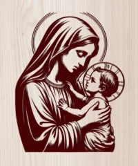 Virgin Mary And Jesus