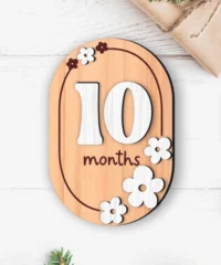 10 Months Baby Milestone Card