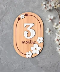 3 Month Baby Milestone Card