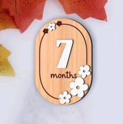 7 Month Baby Milestone Card