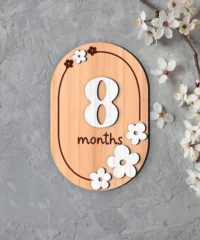 8 Months Baby Milestone Card 8 Months Baby Milestone Card