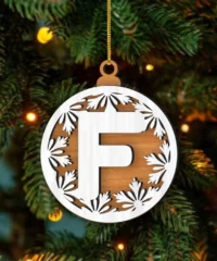 Alphabet F Ornament