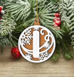 Alphabet I Ornament
