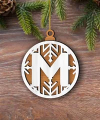 Alphabet M Ornament
