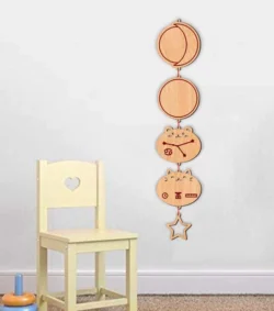 Animal Birth Wooden Garland Name And Zodiac Cancer Sign