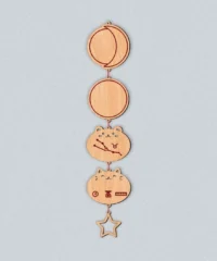 Animal Birth Wooden Garland Name And Zodiac Taurus Sign
