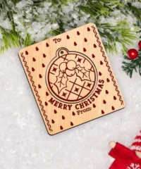 Ball Christmas Ornament Card