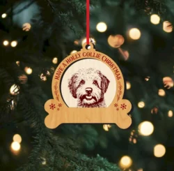 Bichon Frise Dog Christmas Ornament