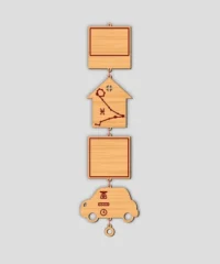 Boy Baby Birth Wooden Garland Name And Zodiac Pisces Sign