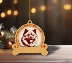 Chow Chow Dog Christmas Ornament