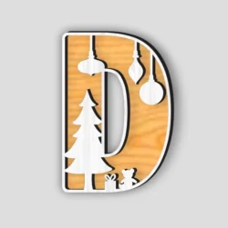 Christmas Alphabet D