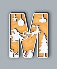 Christmas Alphabet M