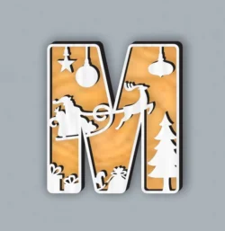 Christmas Alphabet M