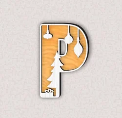 Christmas Alphabet P
