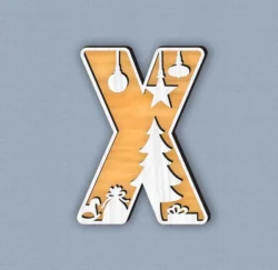 Christmas Alphabet X