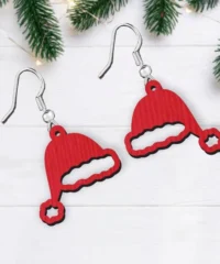 Christmas Hat Christmas Earring