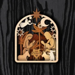 Christmas Nativity Scene Ornament