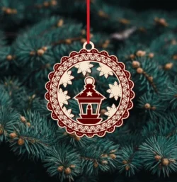 Christmas Ornament With Lantern