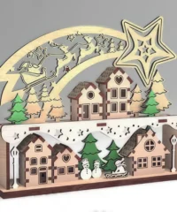 Christmas light night