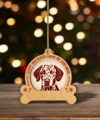 Dalmatian Dog Christmas Ornament