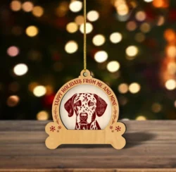Dalmatian Dog Christmas Ornament