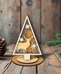 Deer Christmas Tree Ornament