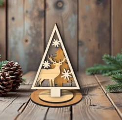 Deer Christmas Tree Ornament