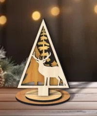 Deer Christmas Tree Ornament