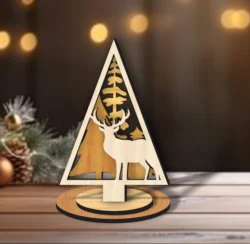 Deer Christmas Tree Ornament