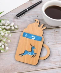 Deer Coffee Gift Card Holder