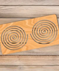 Double Spiral Montessori Tracing Board