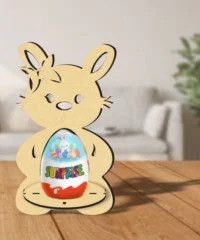 Easter Single Egg Holder With Rabbit Easter Single Egg Holder With Rabbit